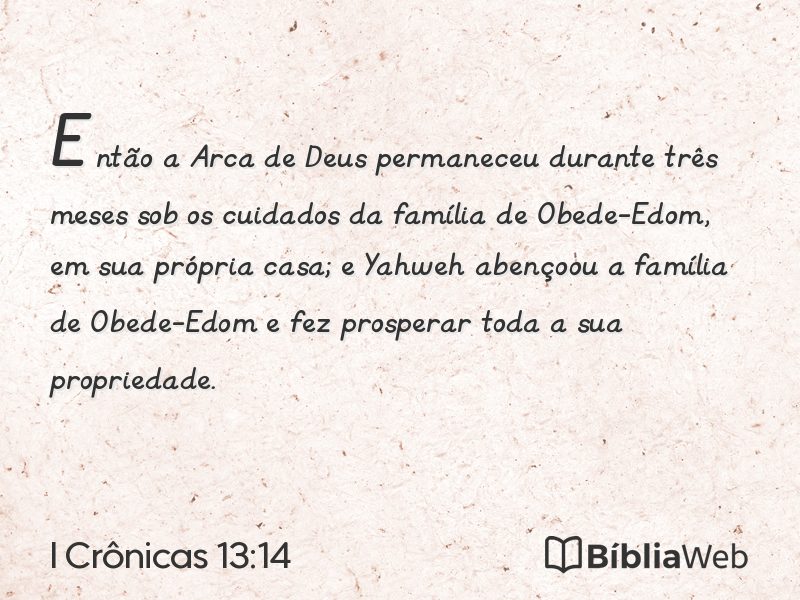 I Crônicas 13:14 em imagem para compartilhar