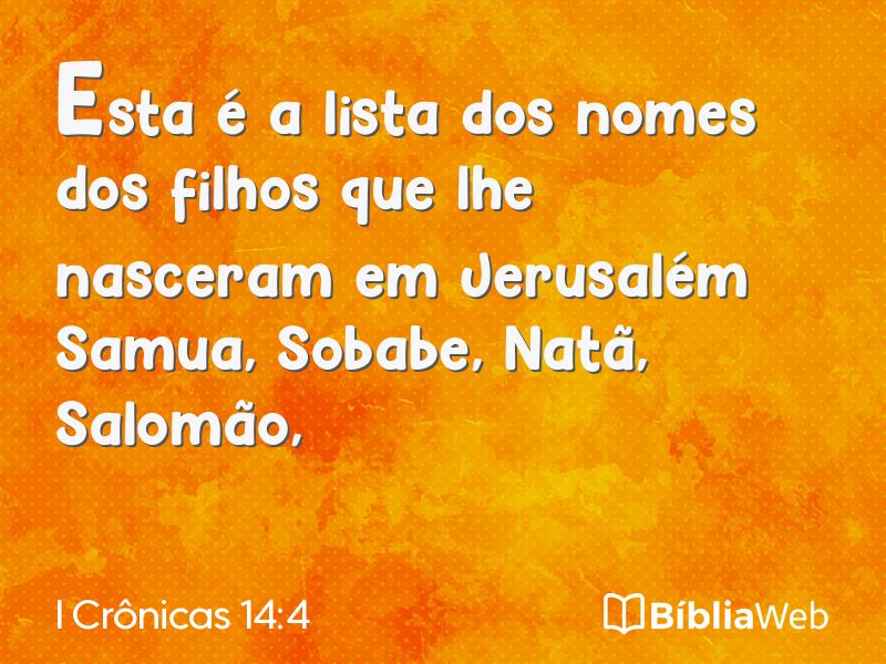 I Crônicas 14:4 em imagem para compartilhar