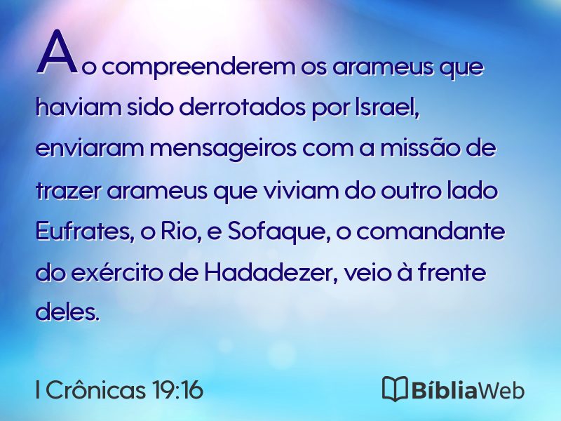 I Crônicas 19:16 em imagem para compartilhar
