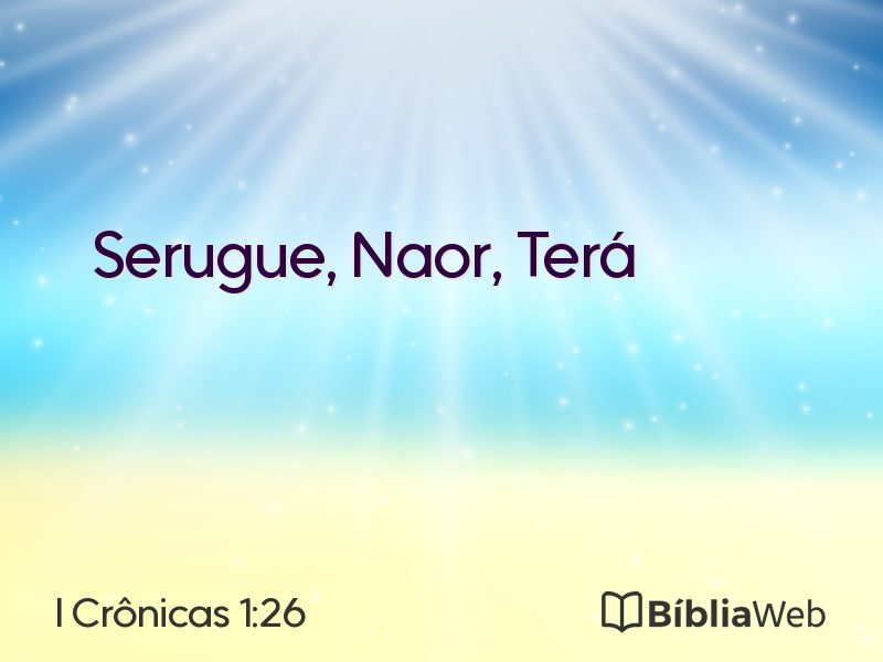 I Crônicas 1:26 em imagem para compartilhar