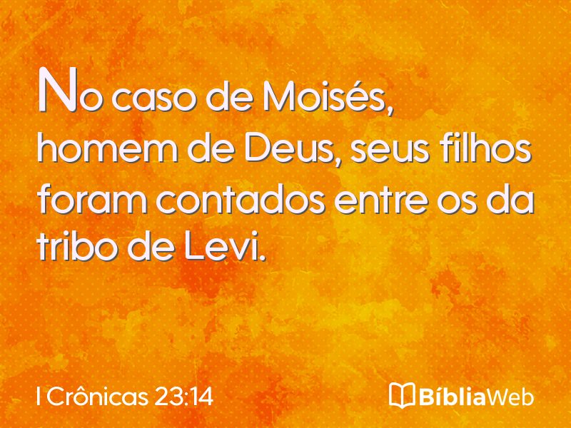 I Crônicas 23:14 em imagem para compartilhar