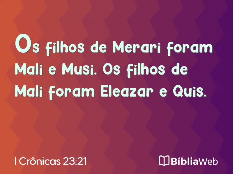 I Crônicas 23:21 em imagem para compartilhar