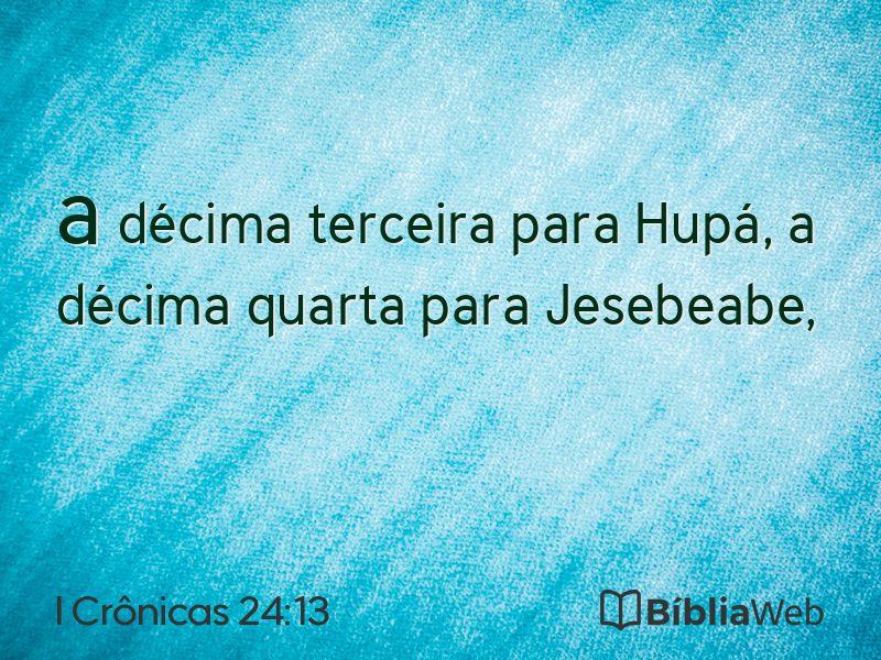I Crônicas 24:13 em imagem para compartilhar