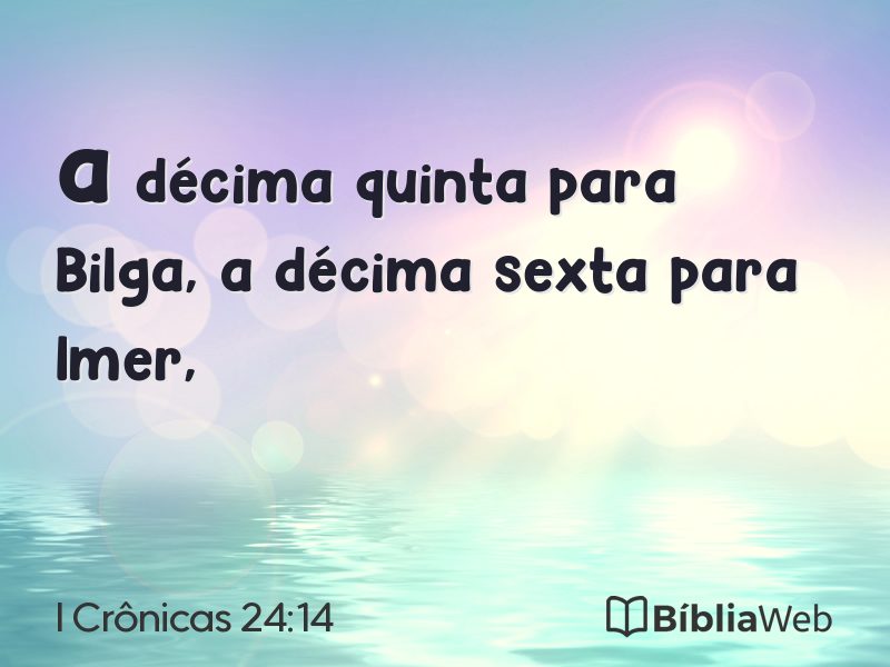 I Crônicas 24:14 em imagem para compartilhar