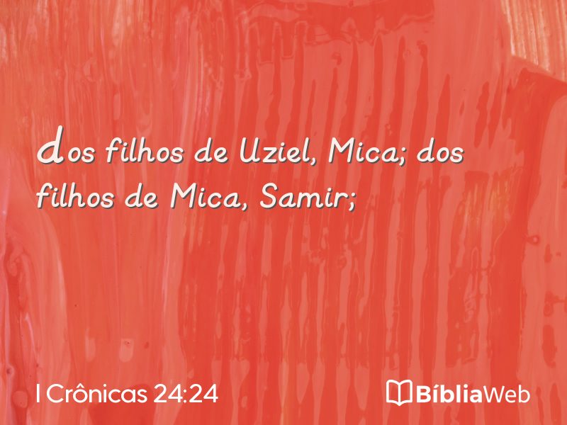 I Crônicas 24:24 em imagem para compartilhar