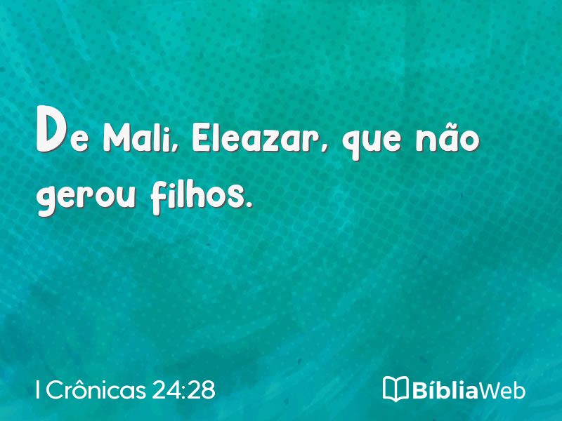 I Crônicas 24:28 em imagem para compartilhar