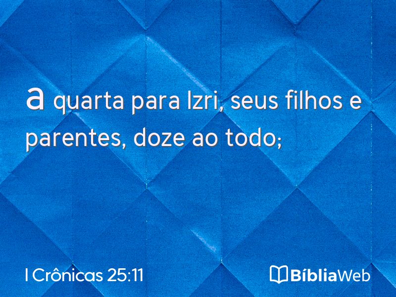 I Crônicas 25:11 em imagem para compartilhar