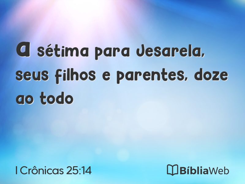 I Crônicas 25:14 em imagem para compartilhar