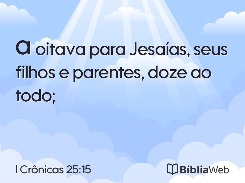 I Crônicas 25:15 em imagem para compartilhar