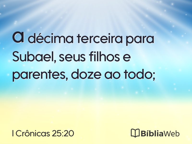 I Crônicas 25:20 em imagem para compartilhar
