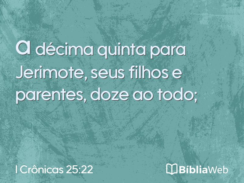 I Crônicas 25:22 em imagem para compartilhar