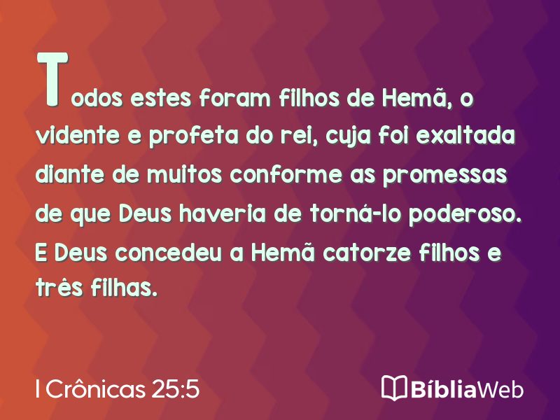 I Crônicas 25:5 em imagem para compartilhar