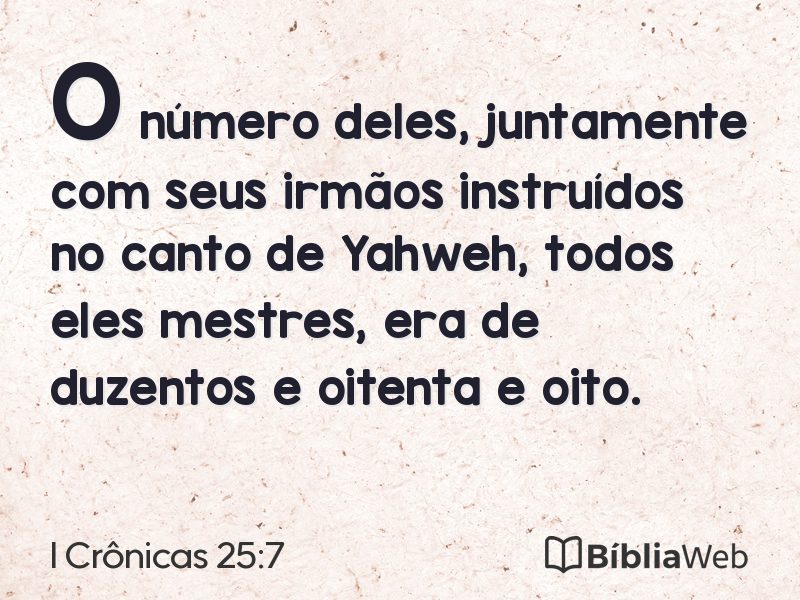I Crônicas 25:7 em imagem para compartilhar