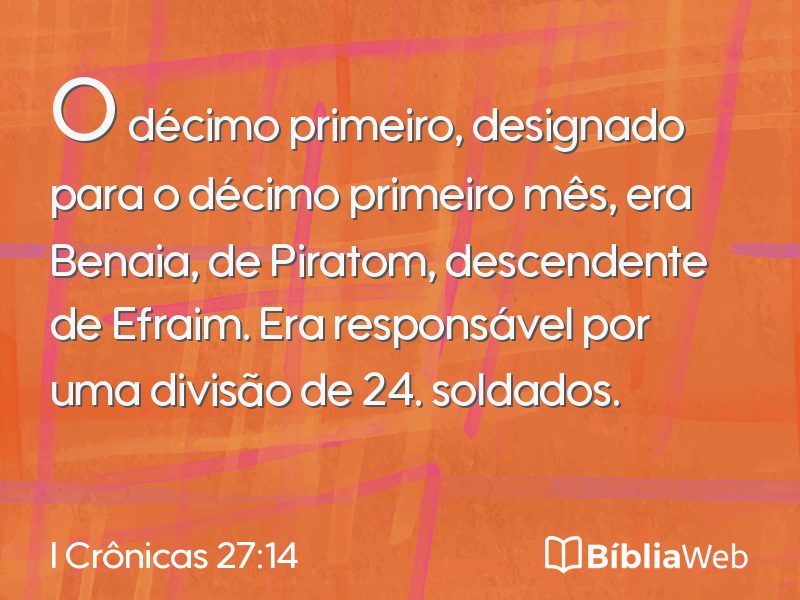 I Crônicas 27:14 em imagem para compartilhar