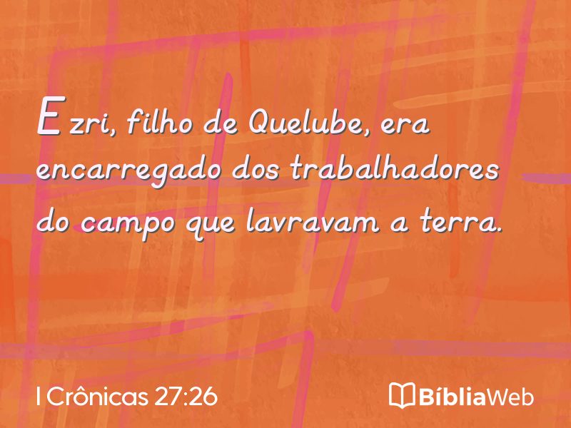 I Crônicas 27:26 em imagem para compartilhar