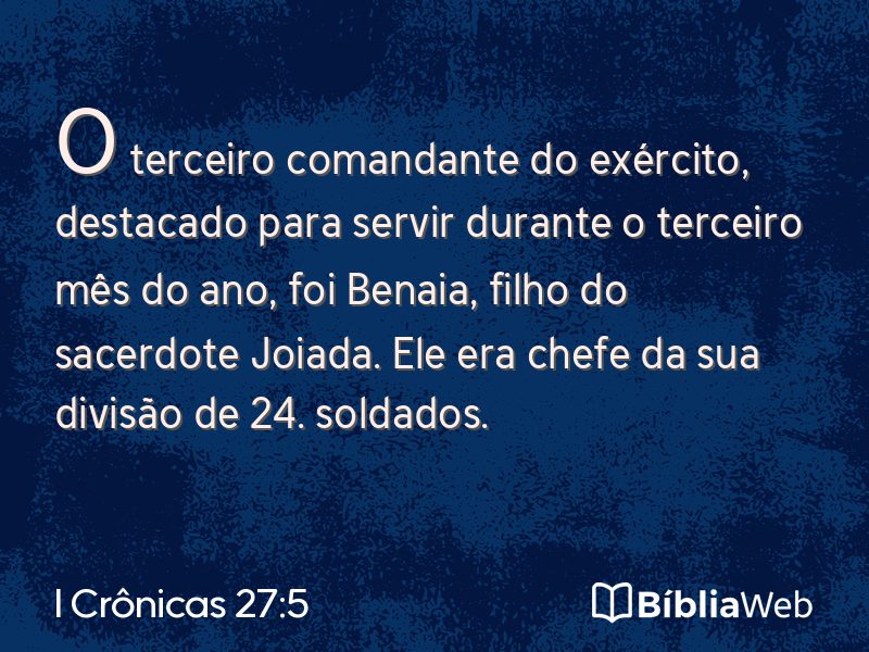 I Crônicas 27:5 em imagem para compartilhar