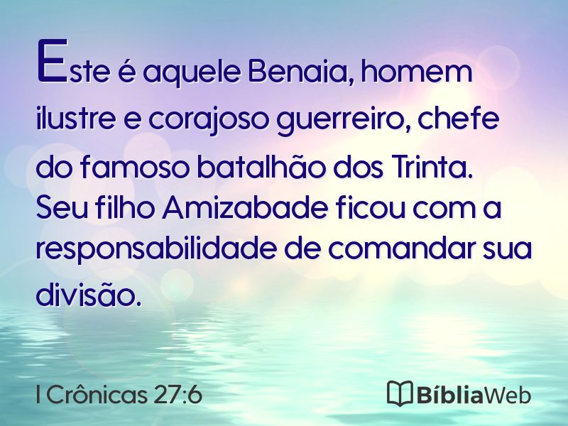 I Crônicas 27:6 em imagem para compartilhar