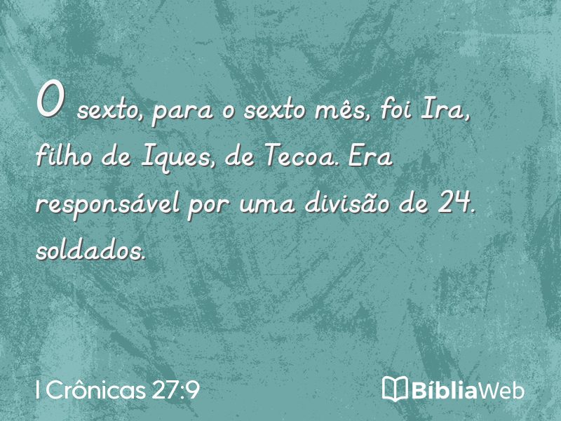 I Crônicas 27:9 em imagem para compartilhar