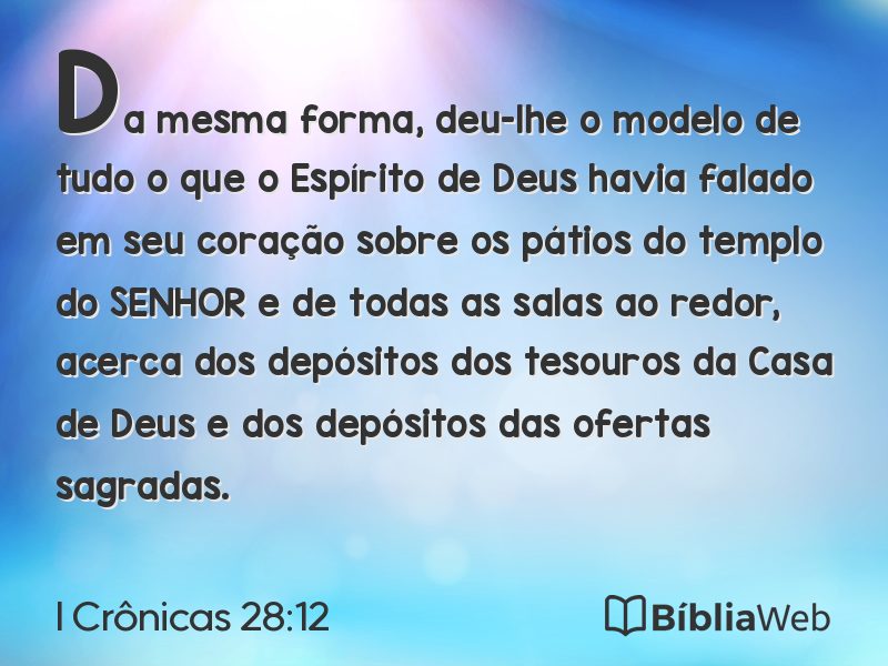I Crônicas 28:12 em imagem para compartilhar