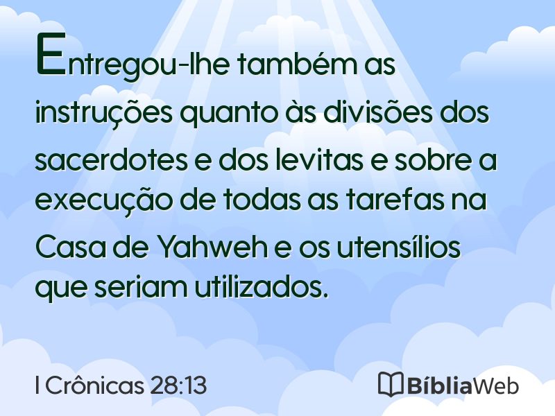 I Crônicas 28:13 em imagem para compartilhar
