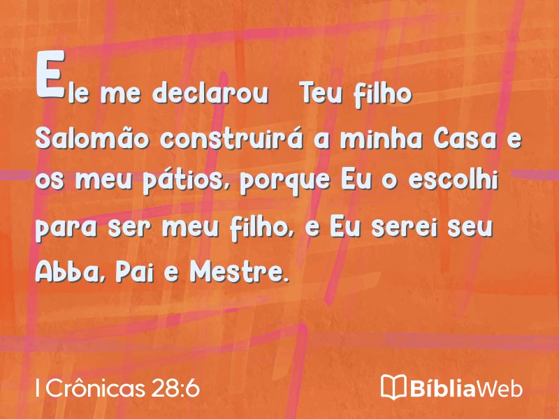 I Crônicas 28:6 em imagem para compartilhar