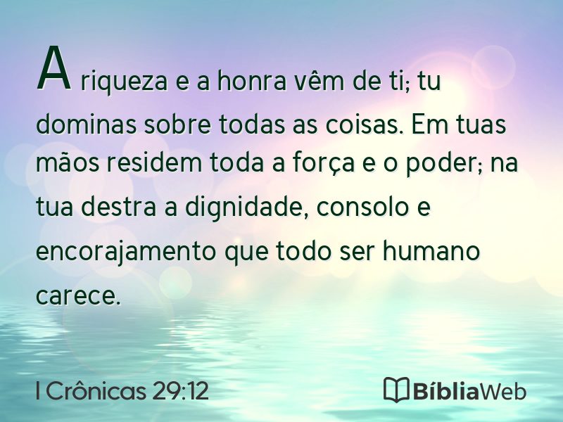 I Crônicas 29:12 em imagem para compartilhar