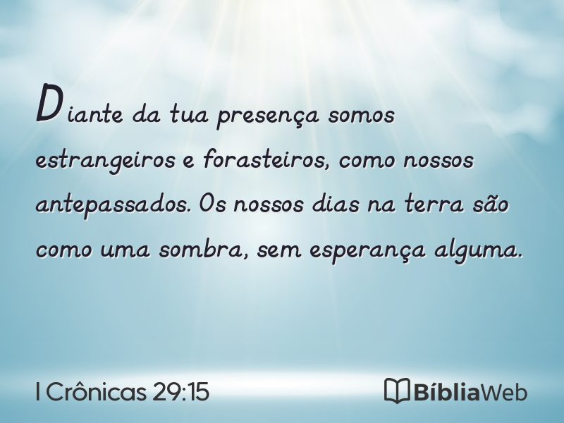 I Crônicas 29:15 em imagem para compartilhar
