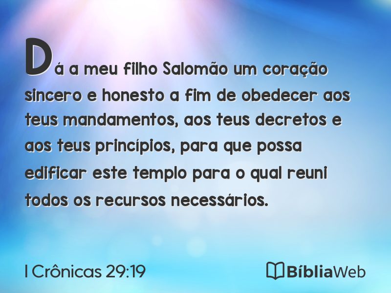I Crônicas 29:19 em imagem para compartilhar