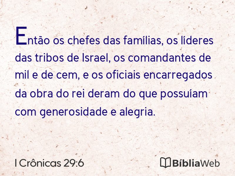 I Crônicas 29:6 em imagem para compartilhar