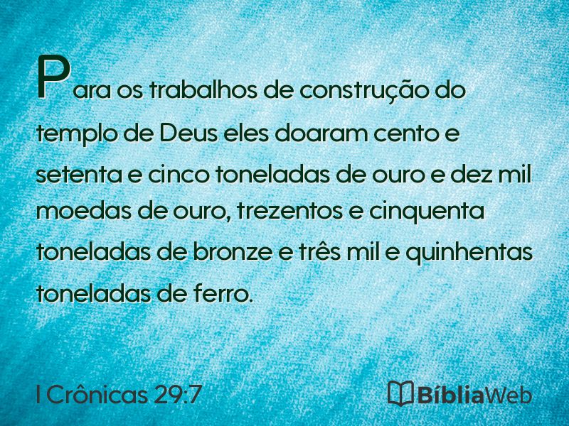 I Crônicas 29:7 em imagem para compartilhar