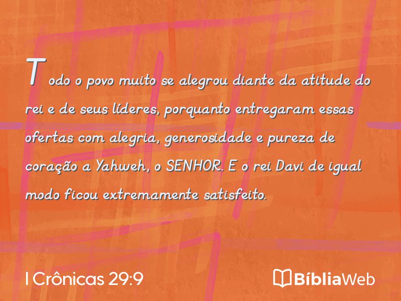 I Crônicas 29:9 em imagem para compartilhar