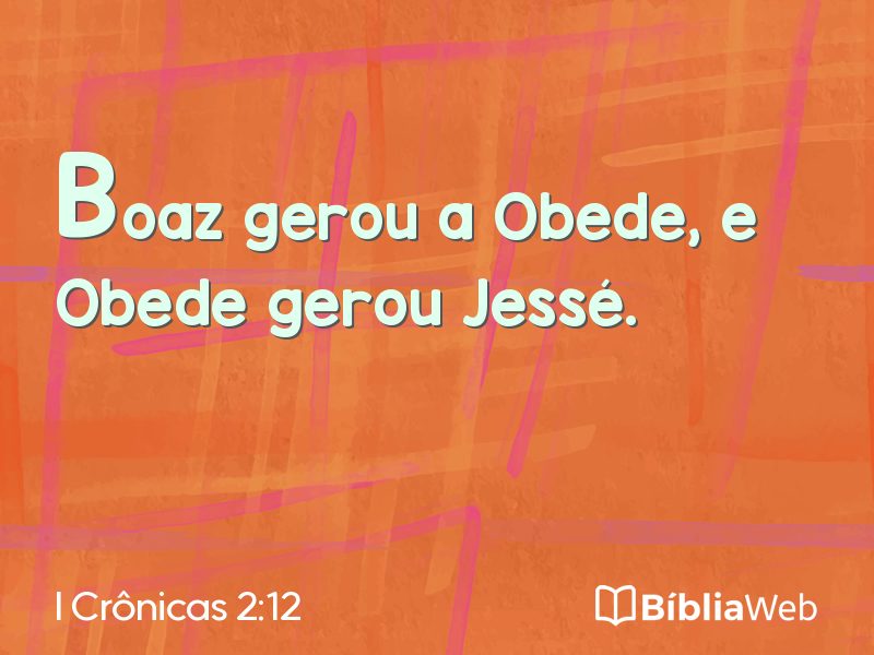 I Crônicas 2:12 em imagem para compartilhar