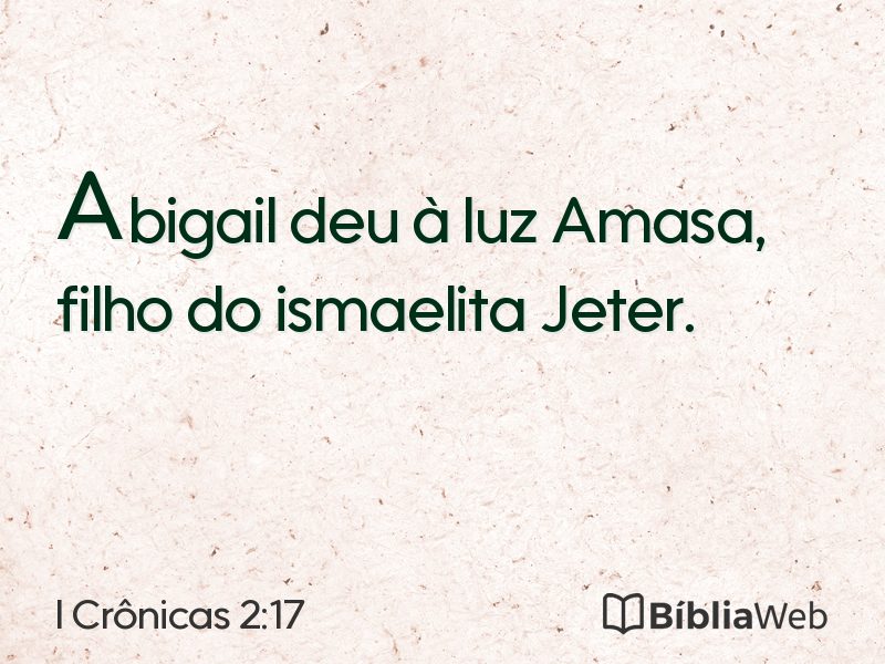 I Crônicas 2:17 em imagem para compartilhar