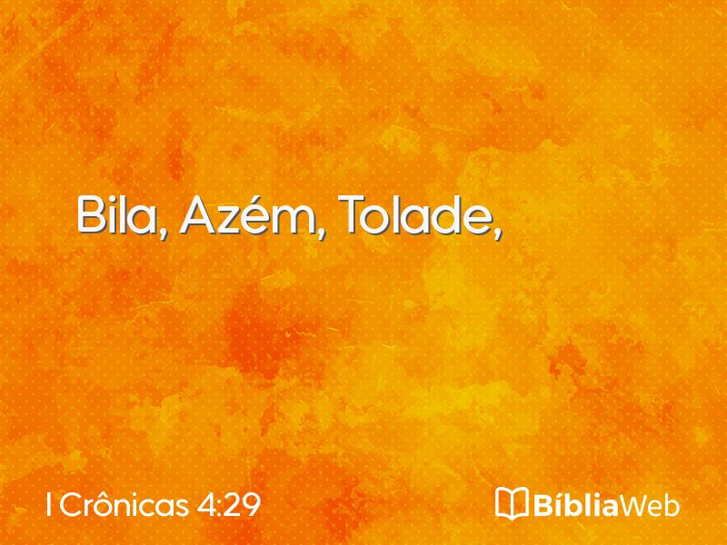 I Crônicas 4:29 em imagem para compartilhar