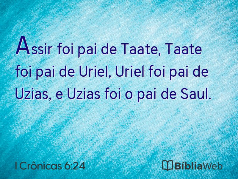 I Crônicas 6:24 em imagem para compartilhar
