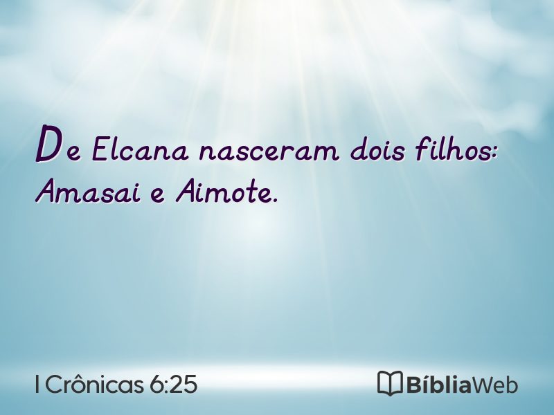 I Crônicas 6:25 em imagem para compartilhar