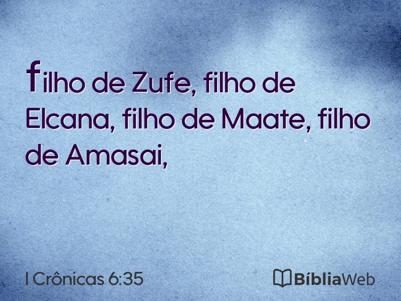 I Crônicas 6:35 em imagem para compartilhar