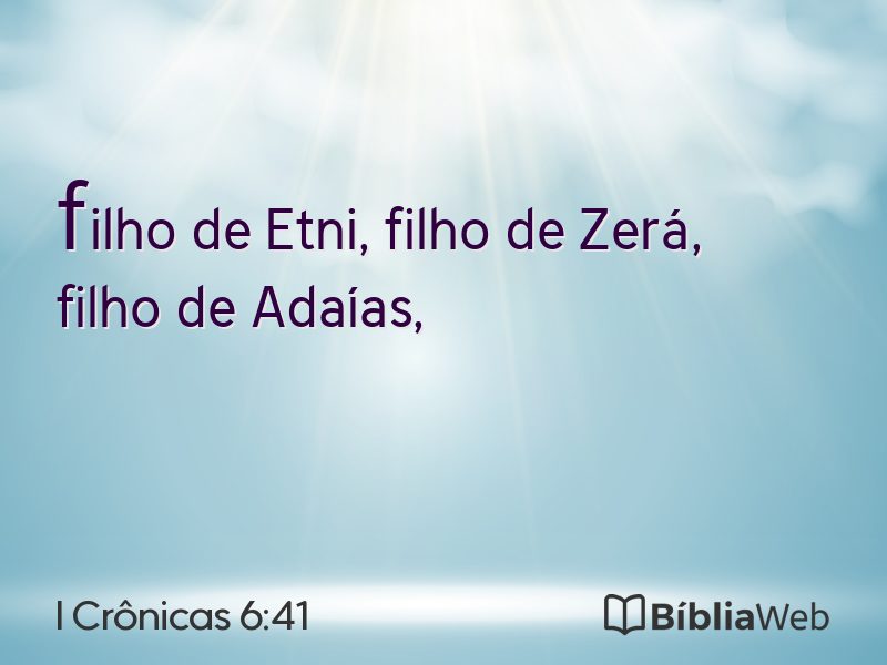 I Crônicas 6:41 em imagem para compartilhar