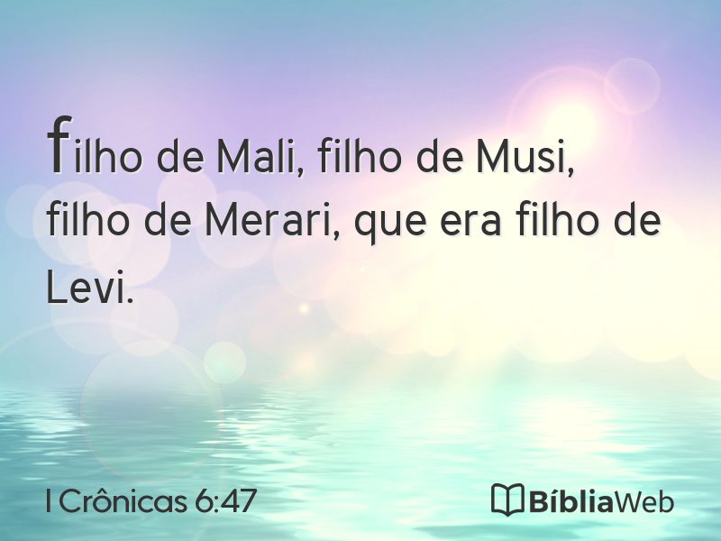 I Crônicas 6:47 em imagem para compartilhar