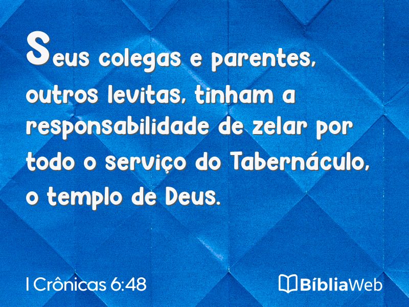 I Crônicas 6:48 em imagem para compartilhar