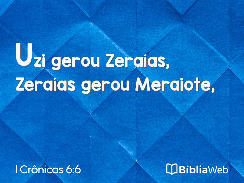 I Crônicas 6:6 em imagem para compartilhar