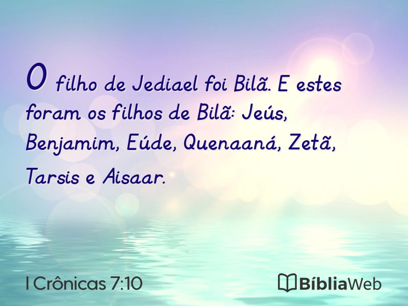 I Crônicas 7:10 em imagem para compartilhar