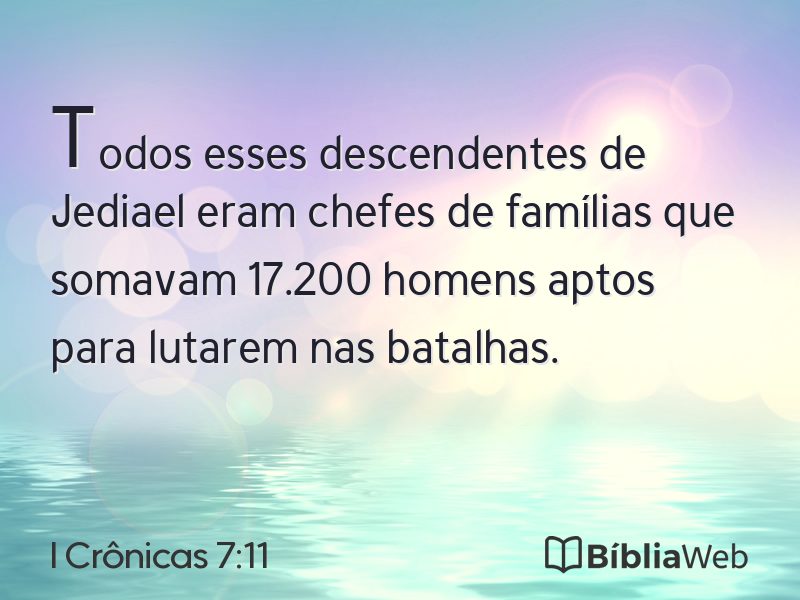 I Crônicas 7:11 em imagem para compartilhar