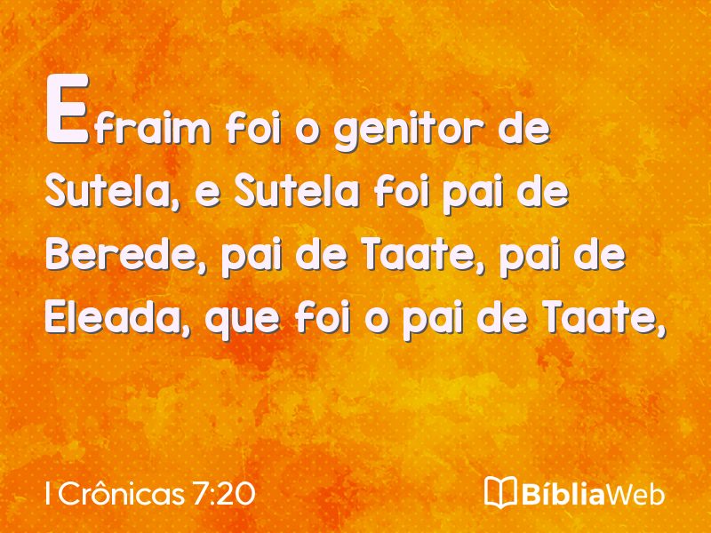 I Crônicas 7:20 em imagem para compartilhar