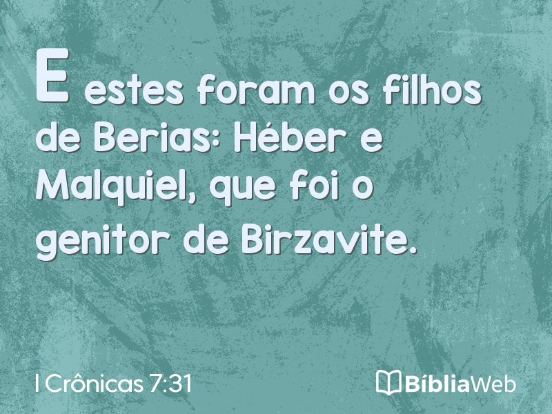 I Crônicas 7:31 em imagem para compartilhar