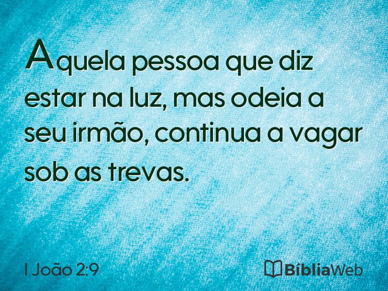 I João 2:9 em imagem para compartilhar