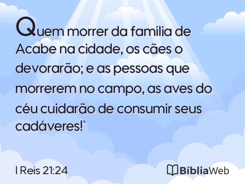 I Reis 21:24 em imagem para compartilhar