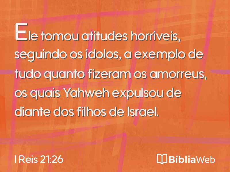 I Reis 21:26 em imagem para compartilhar