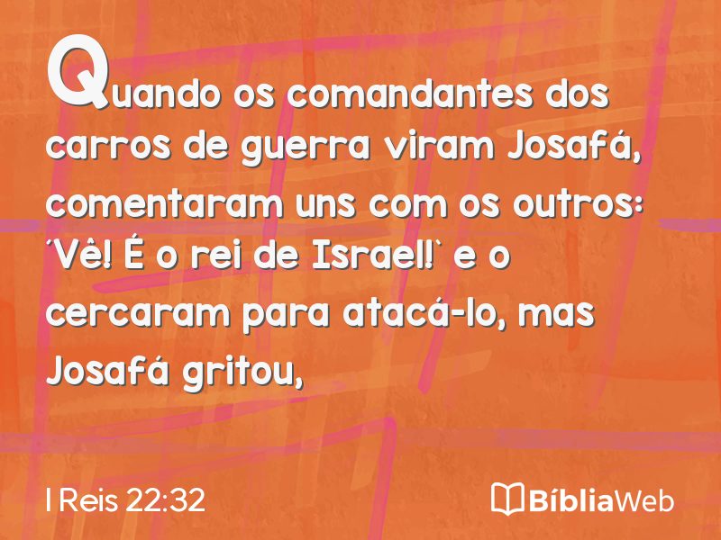 I Reis 22:32 em imagem para compartilhar