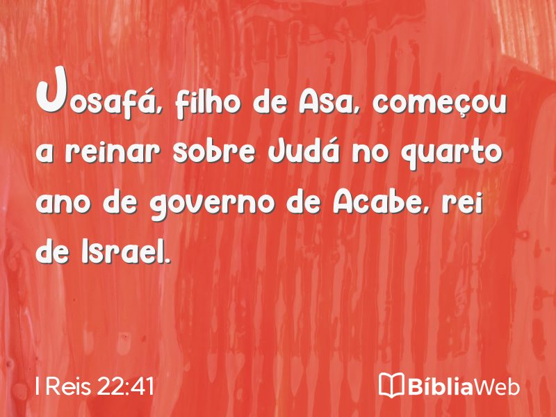 I Reis 22:41 em imagem para compartilhar